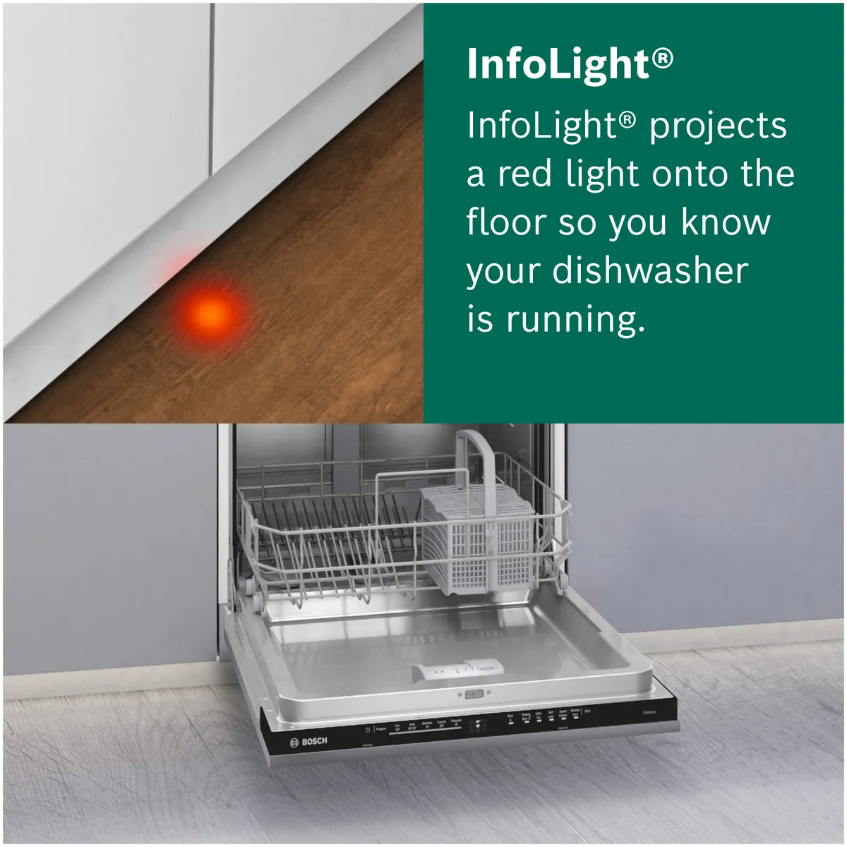 Bosch Series 2 fully integrated dishwasher 60 cm White l