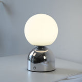 SCHÖNER WOHNEN Collection LED Rechargeable Table Lamp RUDI, chrome , USB charging cable-19218-17 thumbnail 6