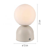SCHÖNER WOHNEN Collection LED Rechargeable Table Lamp RUDI, SAND, USB charging cable-19218-39 thumbnail 5