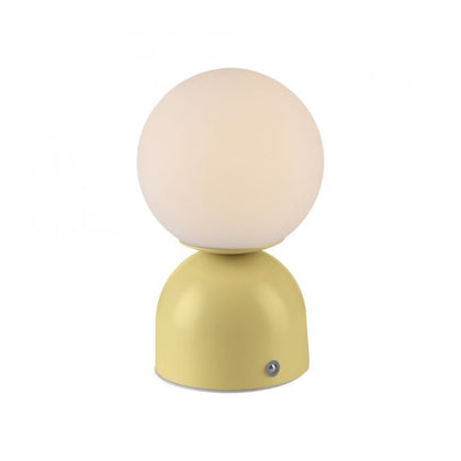 SCHÖNER WOHNEN Collection LED Rechargeable Table Lamp RUDI, Floral Magic , USB charging cable-19218-81