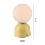 SCHÖNER WOHNEN Collection LED Rechargeable Table Lamp RUDI, Floral Magic , USB charging cable-19218-81 thumbnail 5