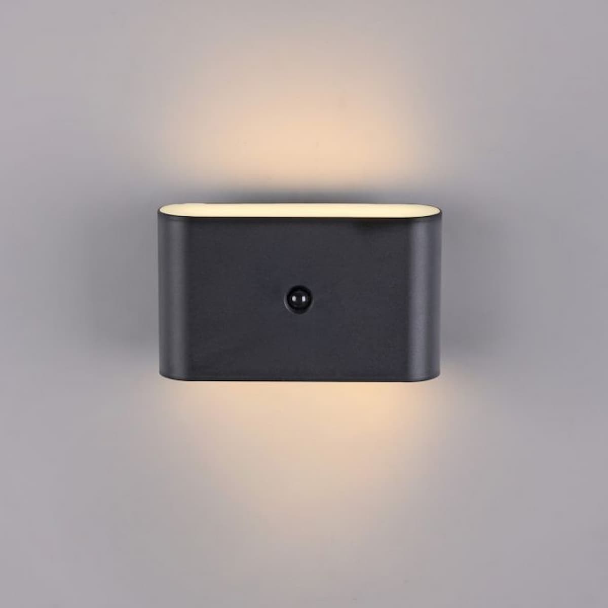 LED rechargeable wall light AKKU-ZIDDY, black, IP44, rechargeable, motion detector-19475-18