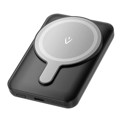 Vention 5000mAh Magnetic Wireless Power Bank 20W Black | FHSBO