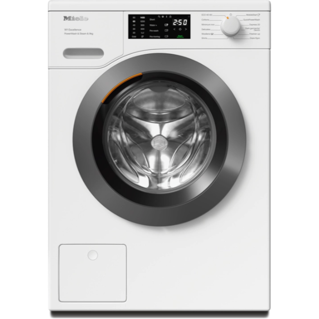 Miele Wash & Steam 9kg Washing Machine White | WED385 WCS P