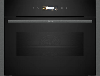 Neff N70 Built-In Combi Oven with Microwave Graphite Grey  | C24MR21G0B