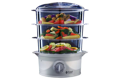 Russell Hobbs 3 Tier Food Steamer White | 21140