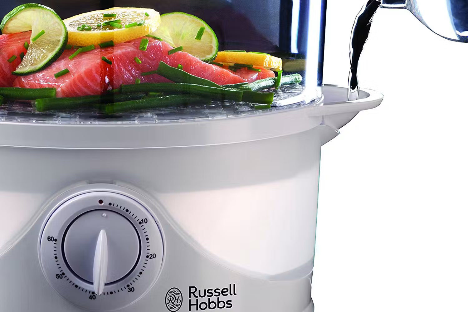 Russell Hobbs 3 Tier Food Steamer White | 21140