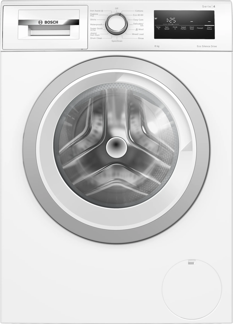 Bosch Series 4 8kg 1400 Spin Washing Machine White | WAN28258GB