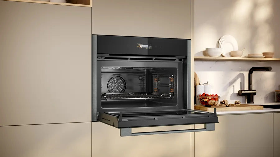 Neff N70 Built-In Combi Oven with Microwave Graphite Grey  | C24MR21G0B