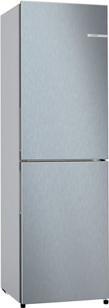 Bosch Series 2 Free Standing Fridge Freezer Stainless Steel | KGN27NLEAG thumbnail 1
