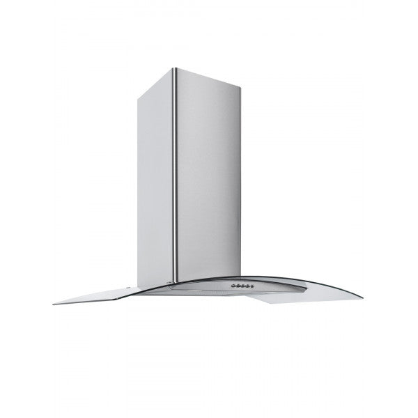 Cata 90cm Curved Glass Chimney Hood Stainless Steel | CG90SSPF