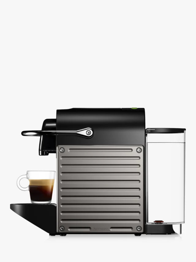 Nespresso Krups Pixie Coffee Machine Titanium | XN304T40