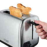 Russell Hobbs Adventure Toaster 2 Slice Stainless Steel | 24080 thumbnail 4