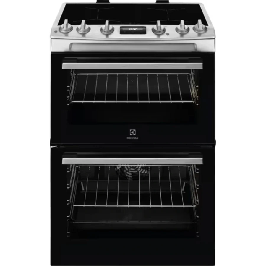 Electrolux 60cm Double Oven Electric Cooker Stainless Steel | LKI655200X
