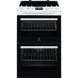 Electrolux 55cm Freestanding Electric Cooker White | LKR555100W thumbnail 1