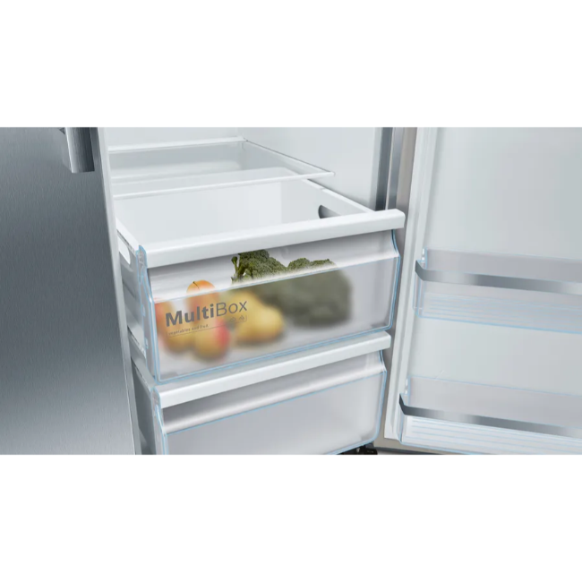 Bosch Series 6 American Fridge Freezer Brushed Steel | KAD93AIERG