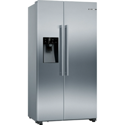 Bosch Series 6 American Fridge Freezer Brushed Steel | KAD93AIERG