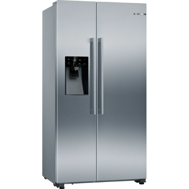 Bosch Series 6 American Fridge Freezer Brushed Steel | KAD93AIERG