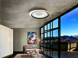 SCHULLER ·LIMBOS· FLUSH CEILING LAMP, WHITE/BLACK-245142 thumbnail 1