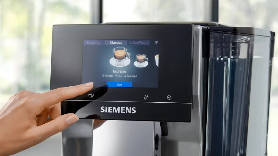 SIEMENS EQ700 Smart Bean to Cup Coffee Machine Graphite | TP715GB1