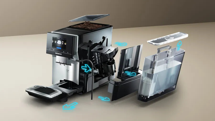 SIEMENS EQ700 Smart Bean to Cup Coffee Machine Graphite | TP715GB1