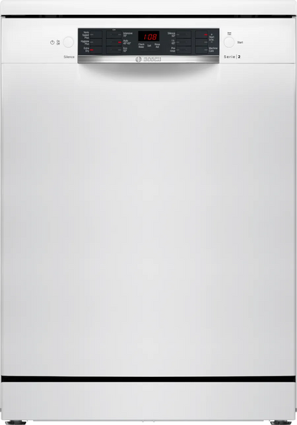 Bosch Series 2 free-standing dishwasher 60cm White  SMS26AW08G
