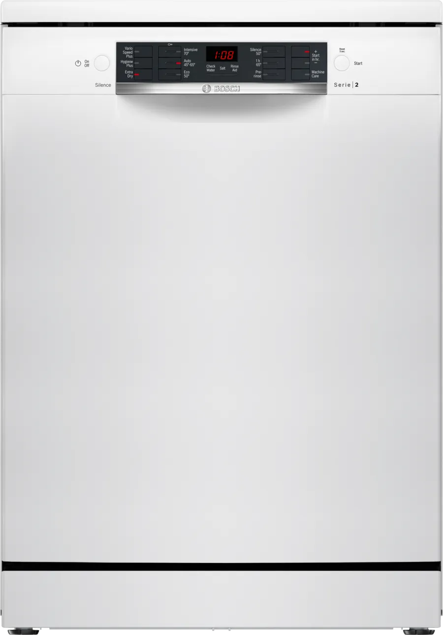 Bosch Series 2 free-standing dishwasher 60cm White  SMS26AW08G