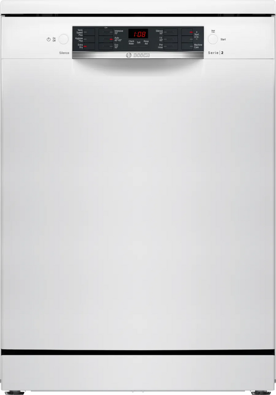 Bosch Series 2 free-standing dishwasher 60cm White  SMS26AW08G