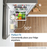 Bosch Series 2 176cm 50/50 Fridge Freezer White | KGN33NWEBG thumbnail 7