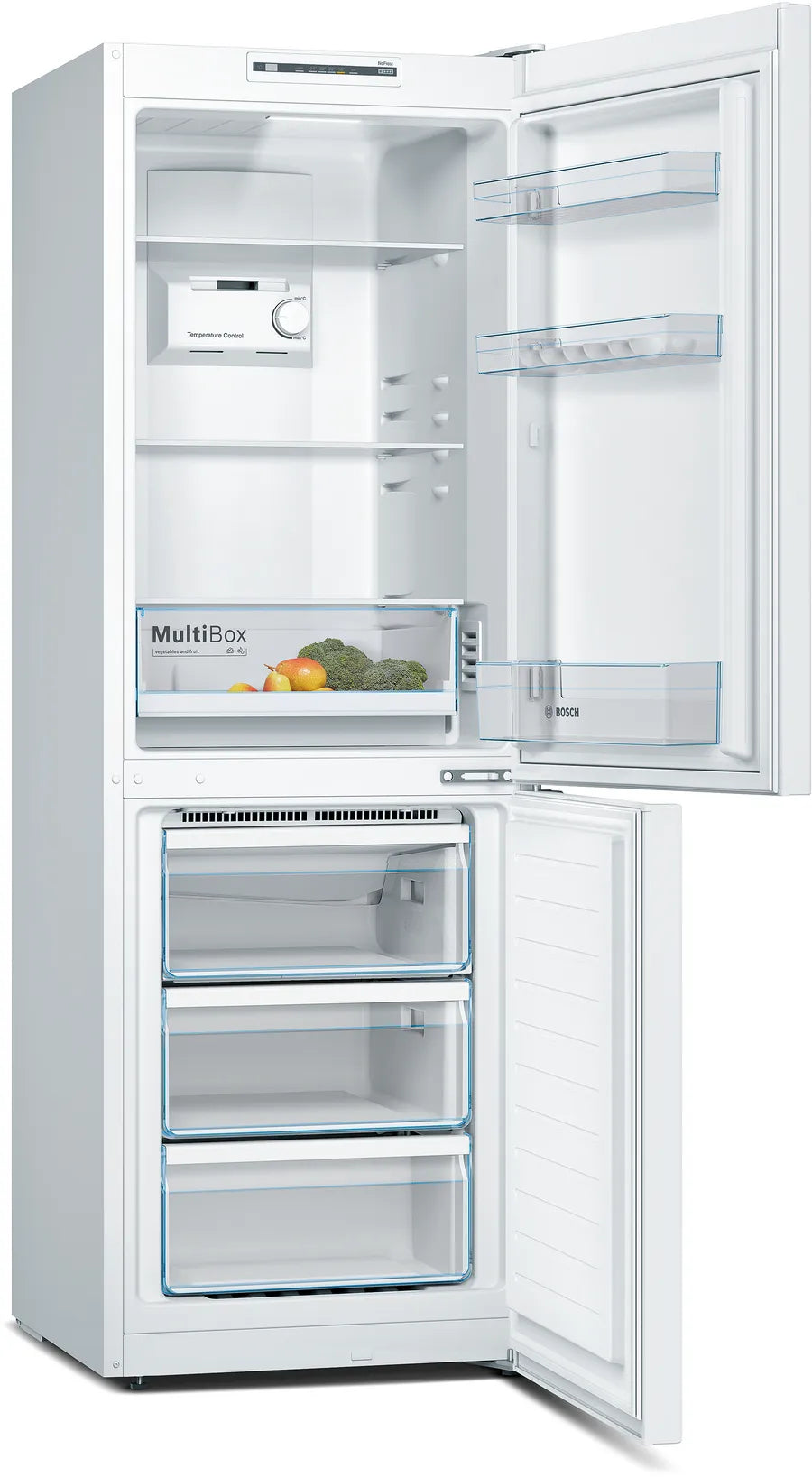 Bosch Series 2 176cm 50/50 Fridge Freezer White | KGN33NWEBG