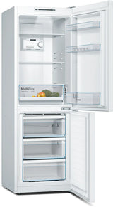 Bosch Series 2 176cm 50/50 Fridge Freezer White | KGN33NWEBG thumbnail 2