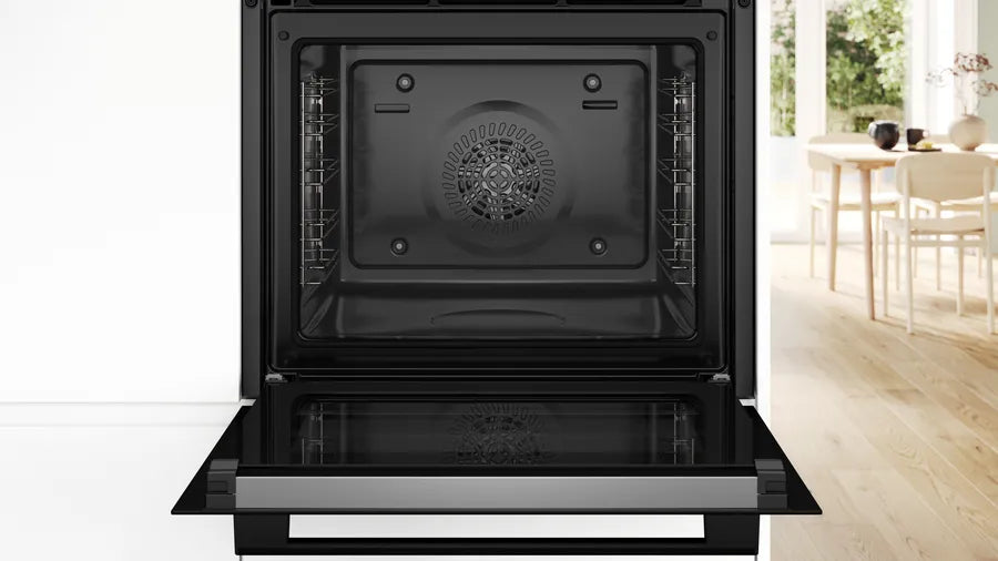 Bosch Series 4 Built-in Oven With Steam Function Black | HQA574BB3B