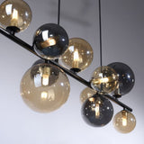 Paul Neuhaus LED Island Light Black Glass Round Decorative Warm White-2583-18 thumbnail 7