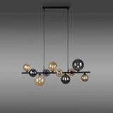 Paul Neuhaus LED Island Light Black Glass Round Decorative Warm White-2583-18 thumbnail 3