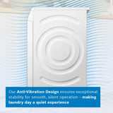 Bosch Series 4 8kg 1400 Spin Washing Machine White | WAN28258GB thumbnail 8