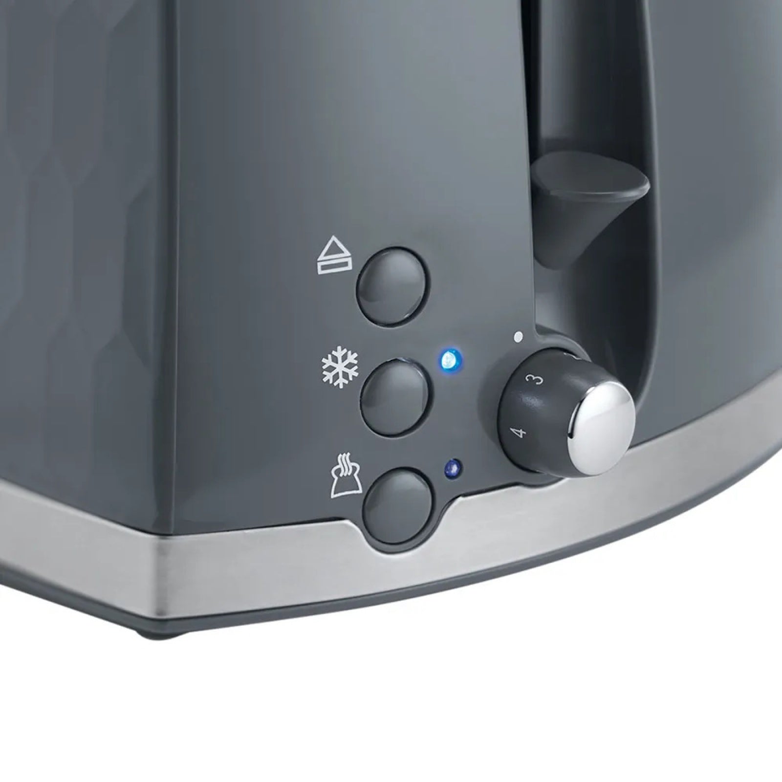 Russell Hobbs Honeycomb 2 Slice Toaster Grey | 26063