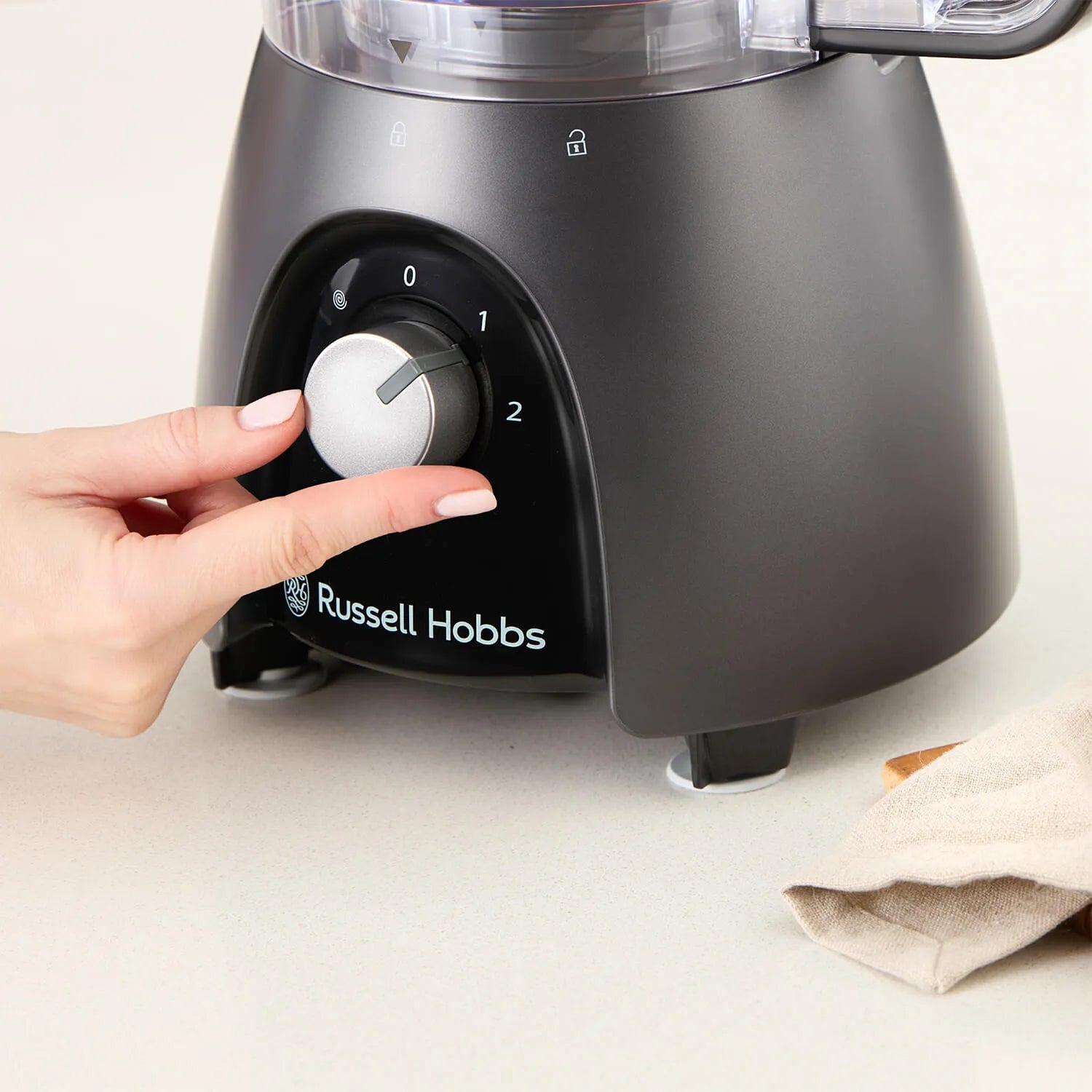 Russell Hobbs Desire Food Processor Matte Charcoal | 27111