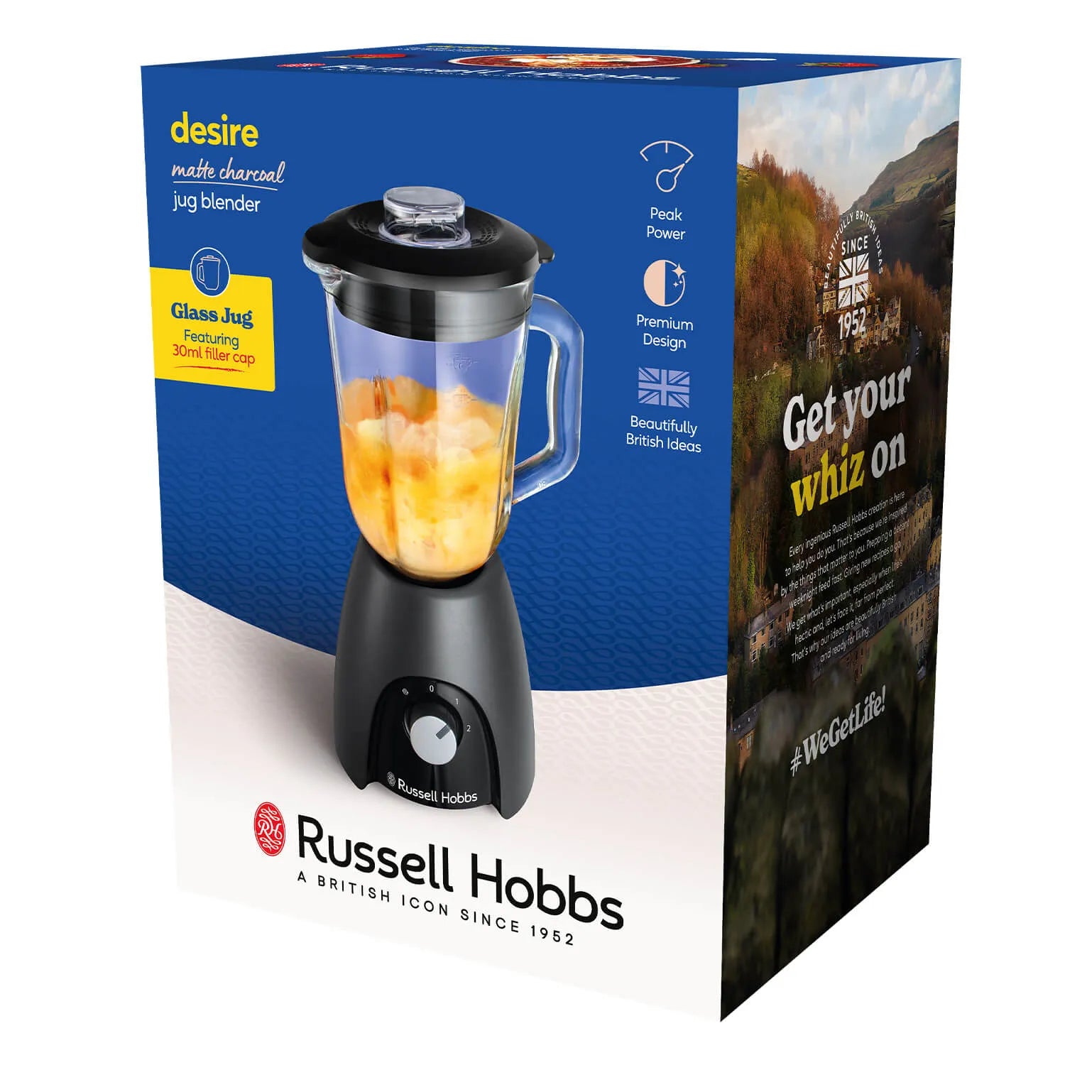 Russell Hobbs Desire Jug Blender Charcoal | 27121