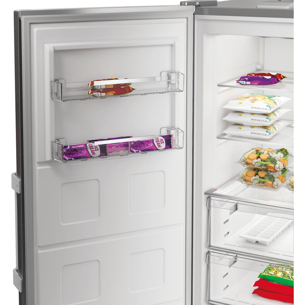 Hotpoint Frost Free Tall Freezer Dark Inox | HPMFF6312XBR4UK