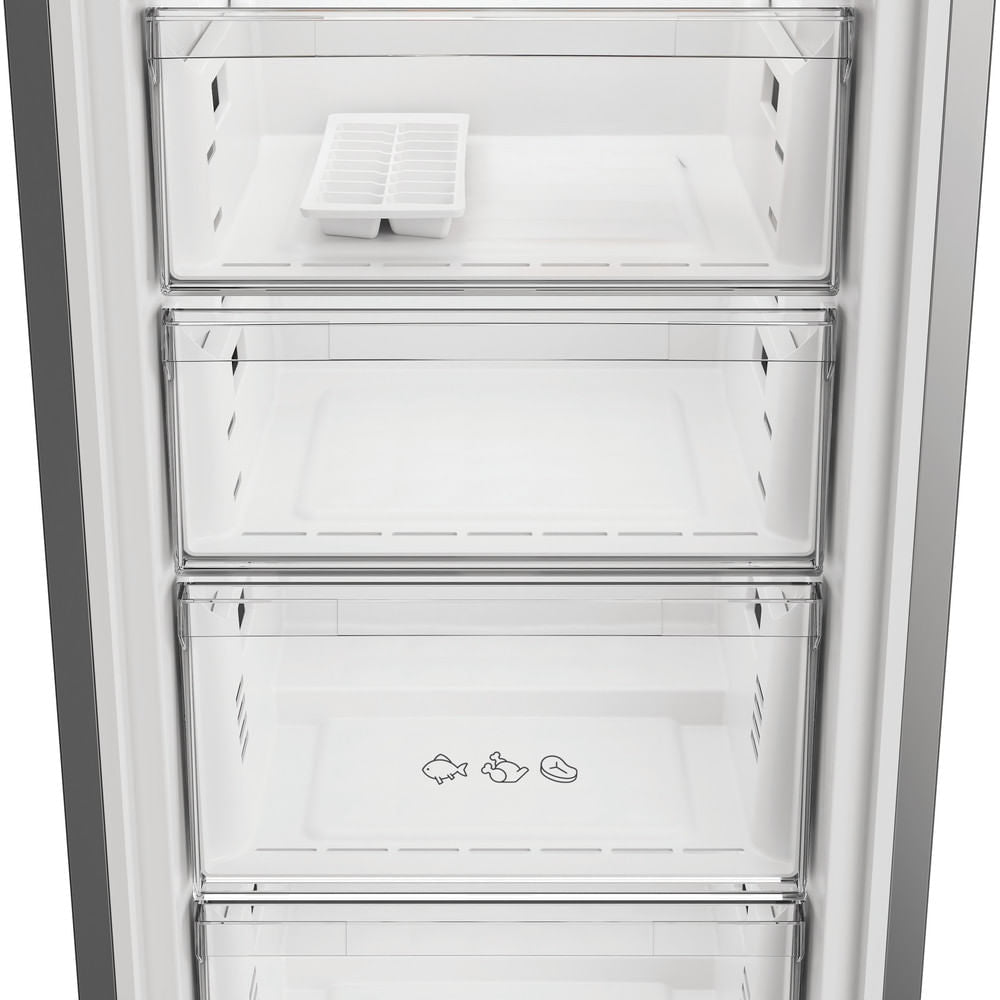 Hotpoint Frost Free Tall Freezer Dark Inox | HPMFF6312XBR4UK