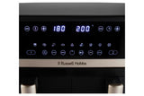 Russell Hobbs 9L Satisfry Dual Basket Air Fryer Black | 27680 thumbnail 5