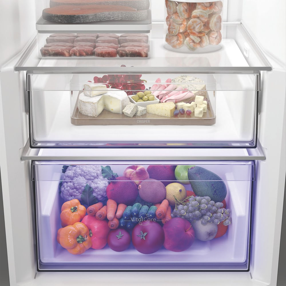 Hotpoint Frost Free Tall Larder Fridge H185.3cm x W59.5cm Dark Inox | HPMLF6442XBR4UK