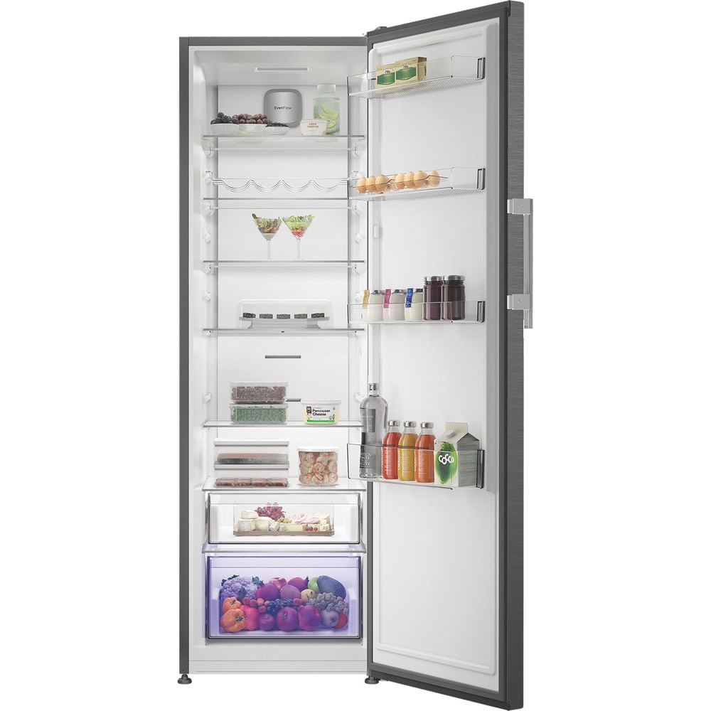 Hotpoint Frost Free Tall Larder Fridge H185.3cm x W59.5cm Dark Inox | HPMLF6442XBR4UK