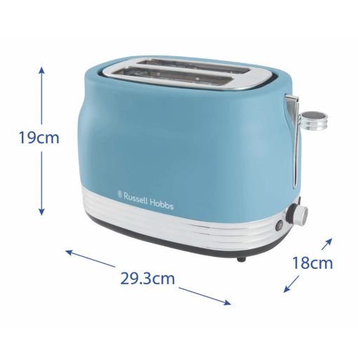 Russell Hobbs Hanley 2 Slice Toaster Blue | 28651