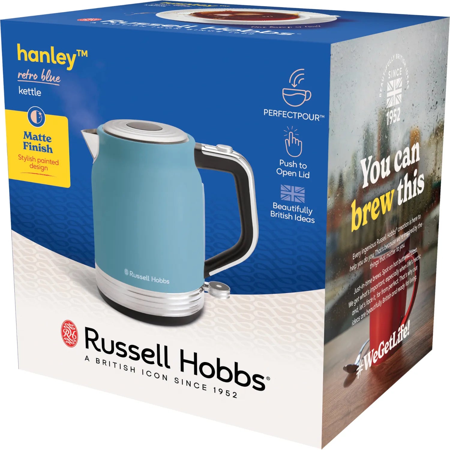 Russell Hobbs Hanley Jasmine Kettle Blue | 28641