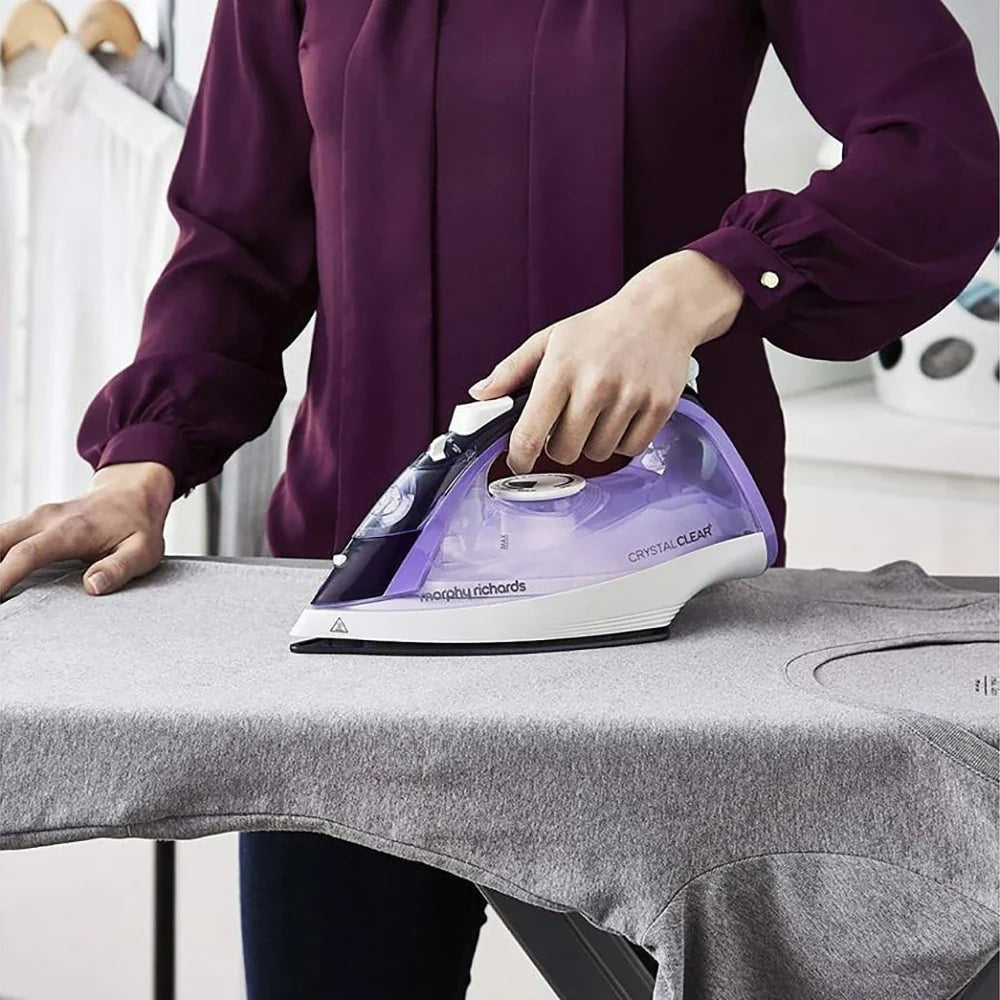 Morphy Richards 2400W Crystal Clear Amethyst Steam Iron Purple | 300301