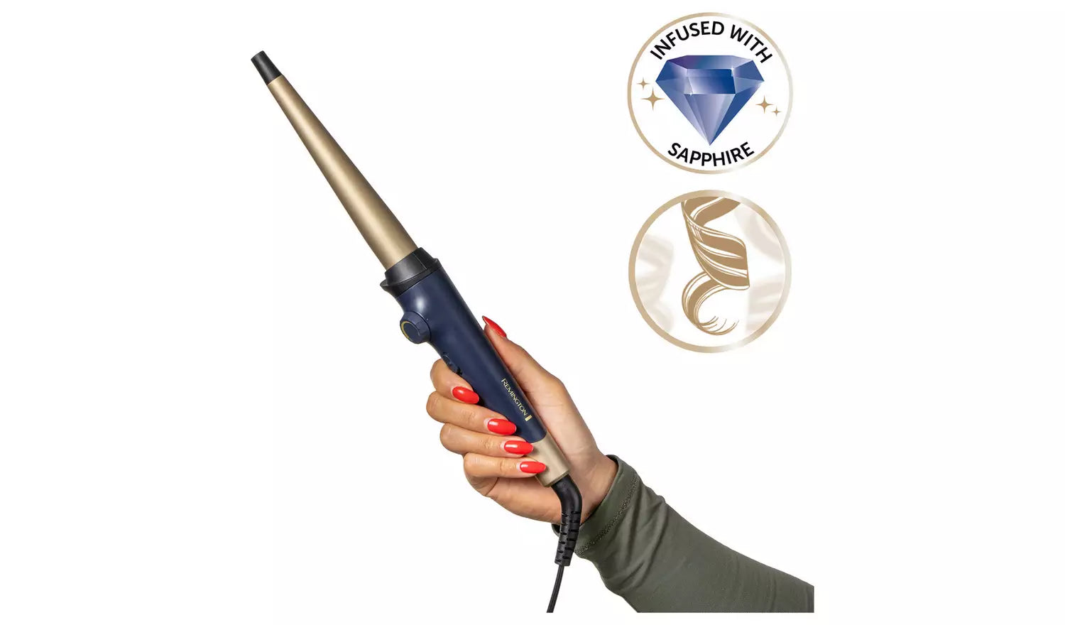 Remington Sapphire Luxe Curling Wand | CI5805