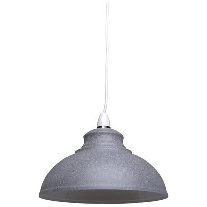 Seaford Grey Dapple Metal Non Electrical Ceiling Light Shade-LSEAFORDBRN/PEN