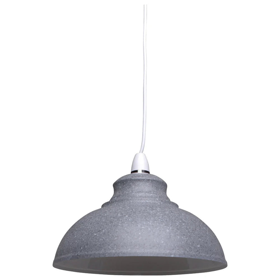 Seaford Grey Dapple Metal Non Electrical Ceiling Light Shade-LSEAFORDBRN/PEN