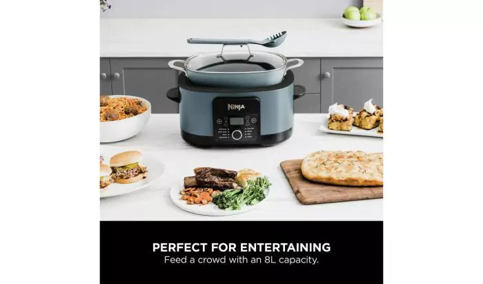 Ninja Foodi Possible Cooker 8-in-1 Slow Cooker Sea Salt Grey l MC1001UK